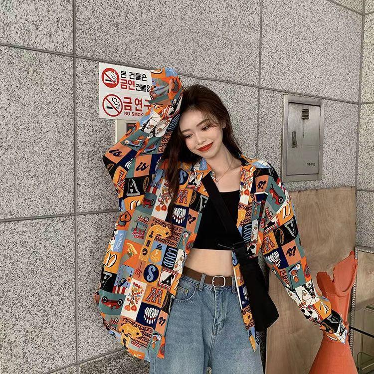 Product Introduction of Áo Sơ Mi Phong Cách Hồng Kông, Cổ Điển, Dành Cho Nữ, Mùa Thu Và Mùa Hè, Mỏng, Thích Hợp Cho Các Hoạt Động Ngoài Trời, Quần Áo Chống Nắng, In Phong Cách Hồng Kông, Áo Dài Tay, Quần Áo Hàng Đầu, [740 Lặp Lại] 5