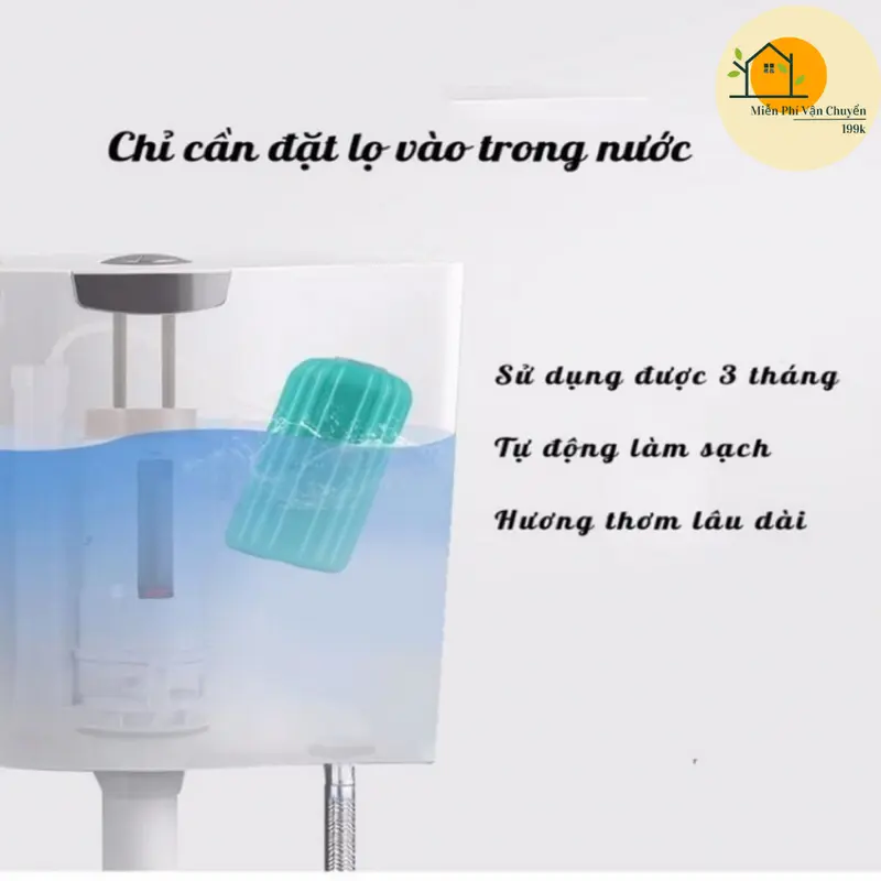 Lọ Thả Bồn Cầu Chai Thả Bồn Cầu Mẫu Mới Diệt Khuẩn  Làm Sạch  Khử Mùi Hương Hoa Tự Nhiên Tươi Mát AnToàn 88397 6