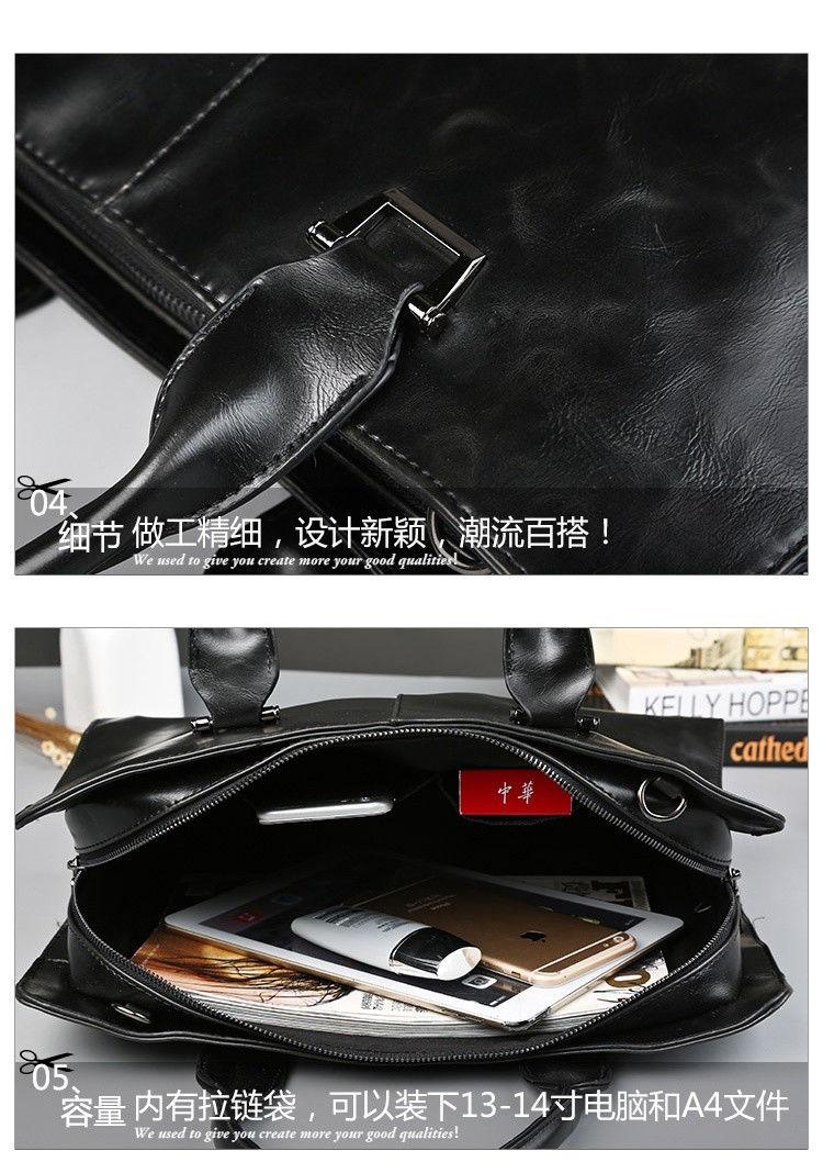 Product Introduction of [1146 People Collection] Original Retro Fashion Portable Shoulder Bag Men'S Briefcase Casual Bag Messenger Bag Business Computer Bag Men'S Bag 23