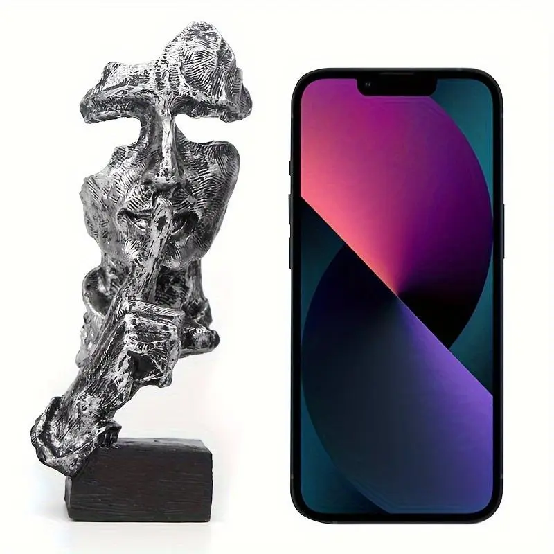 Abstract Thinker Statue, 3 Counts/set Creative Modern Resin Statue, Thinker Statue Sculpture, Room Decor, Home Office 2