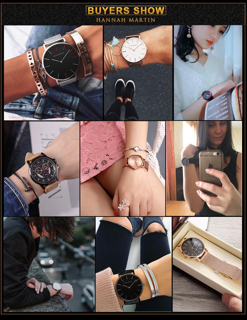 Product Introduction of HANNAH MARTIN Jam Tangan Wanita Sangat tipis 100% Original  CH36-FH hadiah watches 25