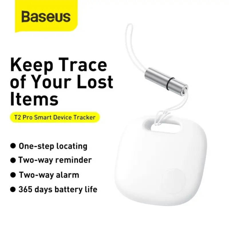 Baseus Intelligent T2 Pro Wireless Tracker Anti Maling Tracking Key Finder Alarm Device Cas Hilang 0