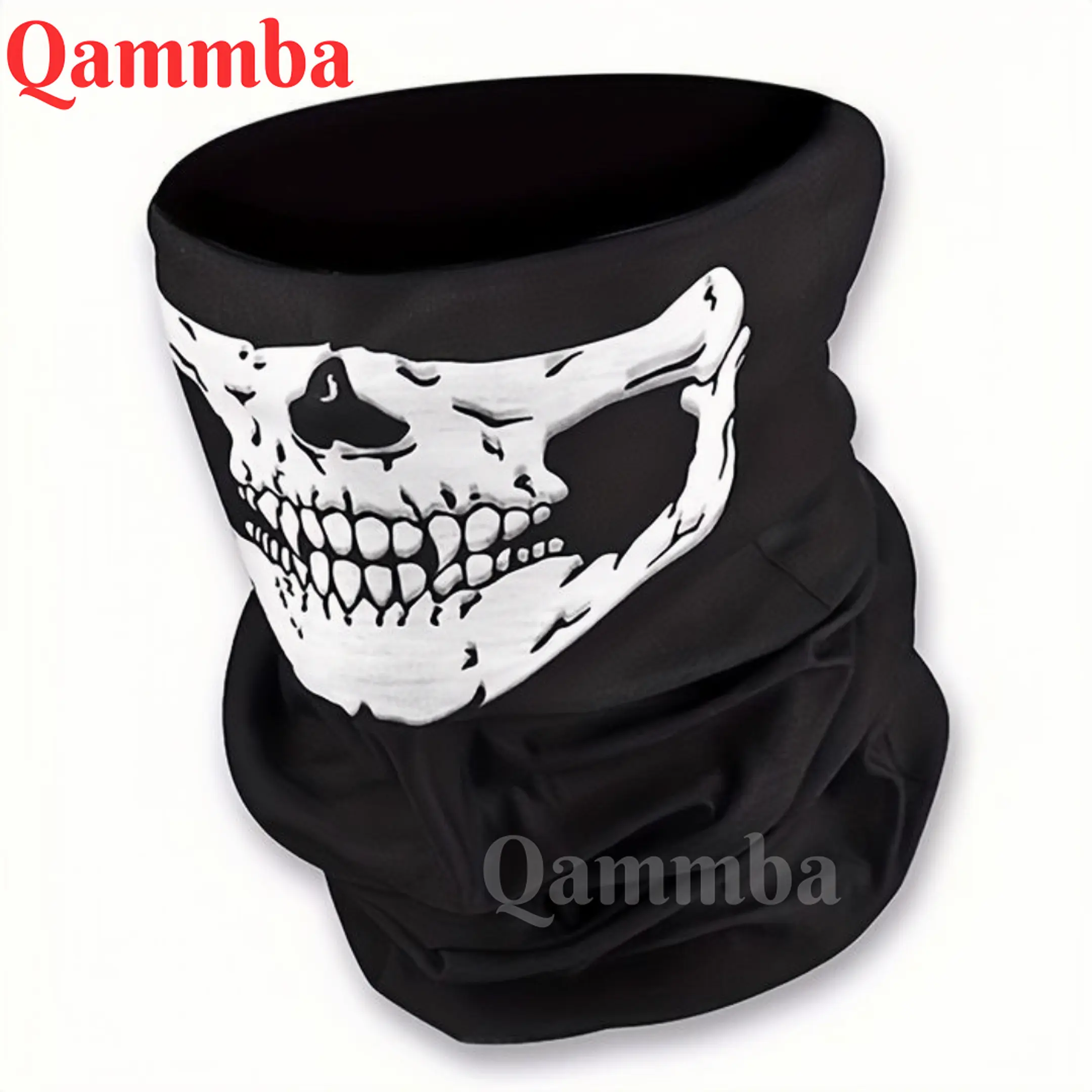 3 PCS Buff Bandana Multifungsi Anti UV Motif Kopaska / Face Mask Rahang Tengkorak / Bikers Scarf Seamless / Masker Anak STM - Qammba