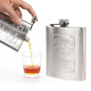 Botol alkohol wine liquor tumbler alcohol drink bottle Hip flask Stainless Steel