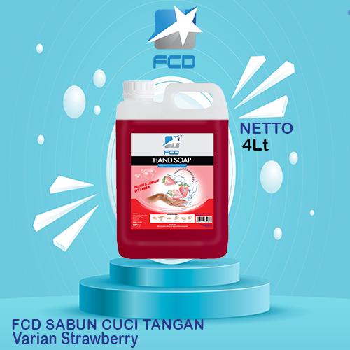 Jual LAKOS Sabun Cuci Tangan Fcd Aroma Strawberry Jerigen 4 Liter ...