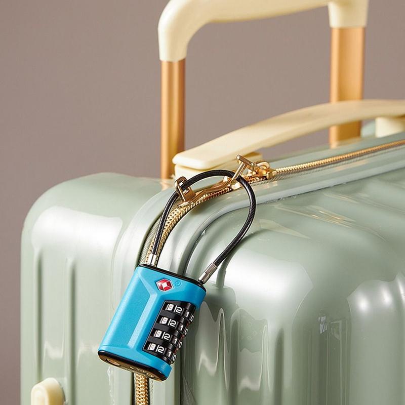 Product Introduction of Fashion TSA 4 Digit Combination Lock Padlock Anti-theft Luggage Coded Lock Security Tool Suitcase Customs Password Lock for Travel 15