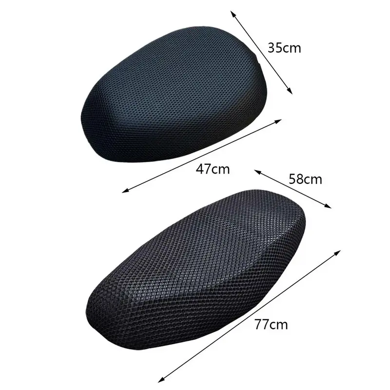 Bọc Ghế Xe Máy, Vải Lưới 3D, Đệm Chống Trượt, Thích Hợp Cho Xe Tay Ga, Đệm Điện, Hàng Mới Về, Thoáng Khí, J2C3 8