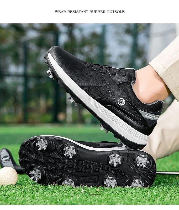 Product Introduction of Foreign Trade Wear-Resistant Men's Shoes Outdoor Leisure Sneaker Comfort Trend Breathable Men's Golf Shoe Shock Absorption Non-Slip Xz25057 22