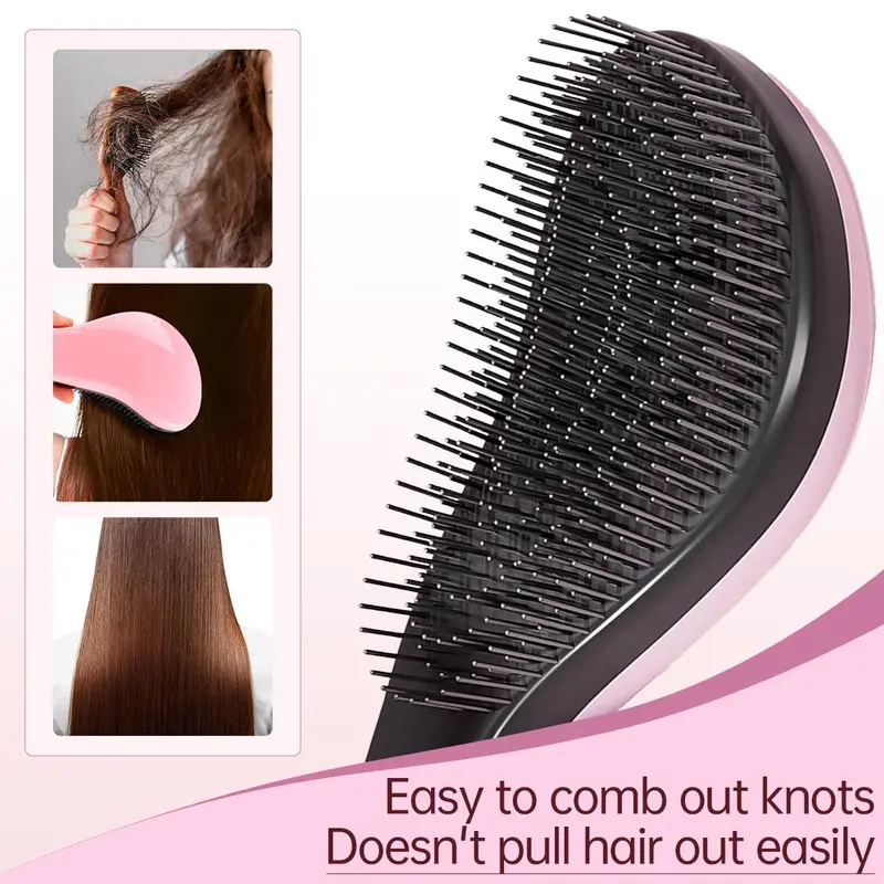 Facial Massage Tool Set, 6 Counts/set Double-ended Roller Massager & Hair Band & Wristband & Long Handle Comb & Silicone Scrubber, Skin Care Tool for Women 6