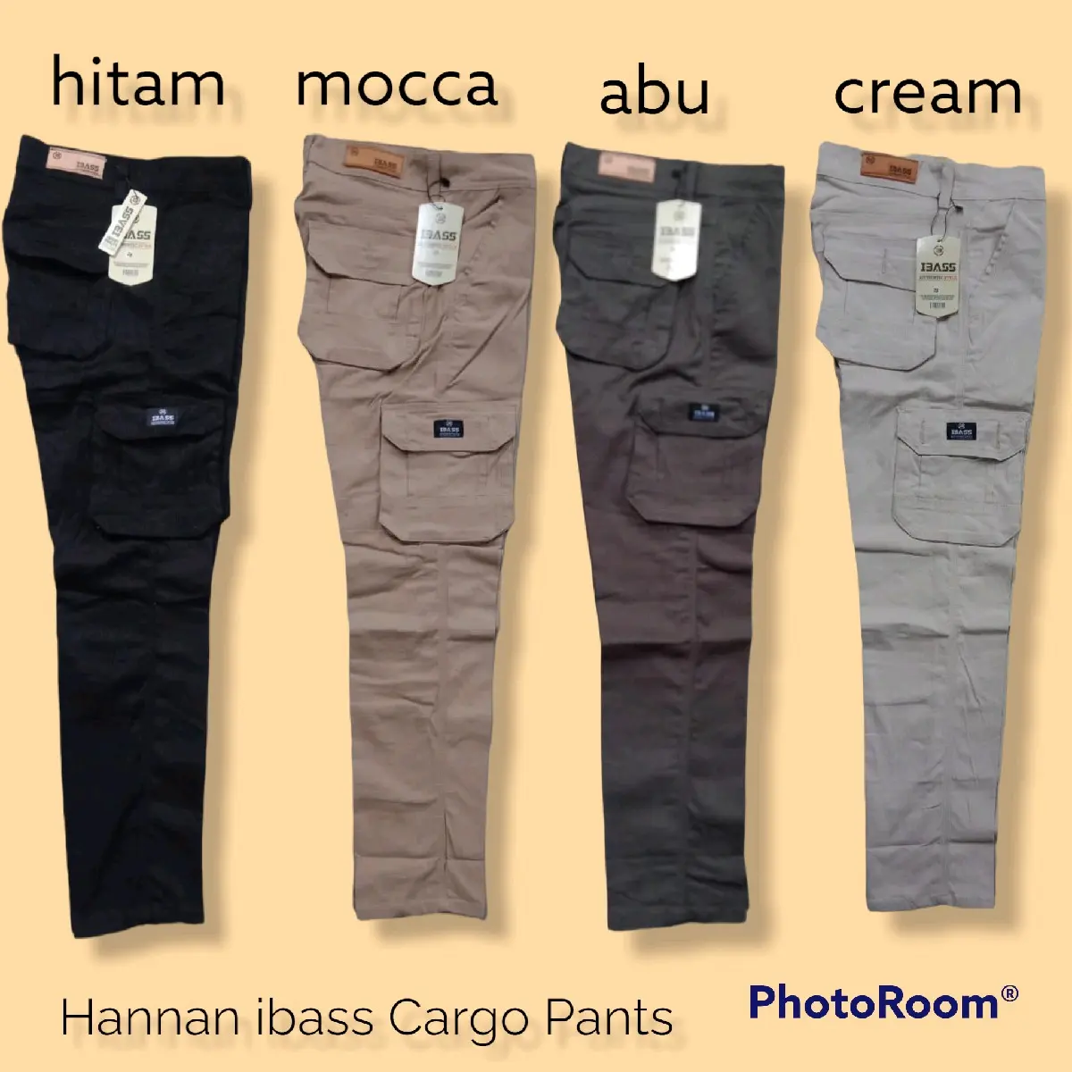 Celana Panjang Cargo PREMIUM size 27-38 Tebal Melar Pria Katun Nyaman