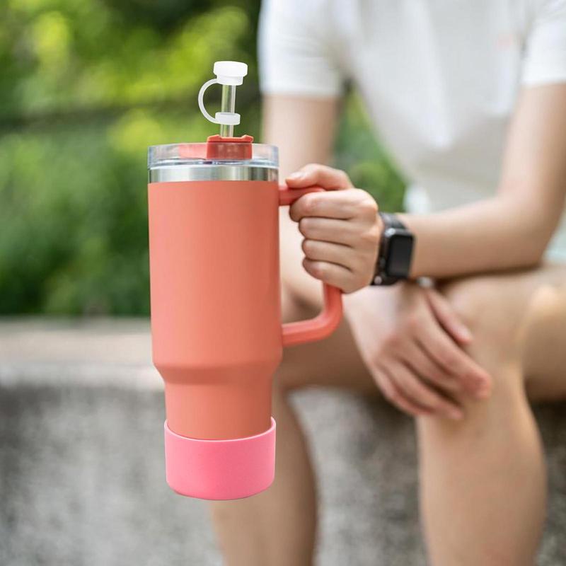 Silicone Cup Accessories, 10pcs/set Cup Lid & Straw Cover, Leak-proof Cup Accessories for Stanley Cup, Tumbler 40oz & Iceflow 20oz 30oz 6