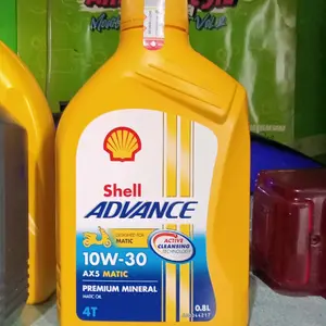 oli mesin motor Shell 10w-30 Ax5 Metik Motor