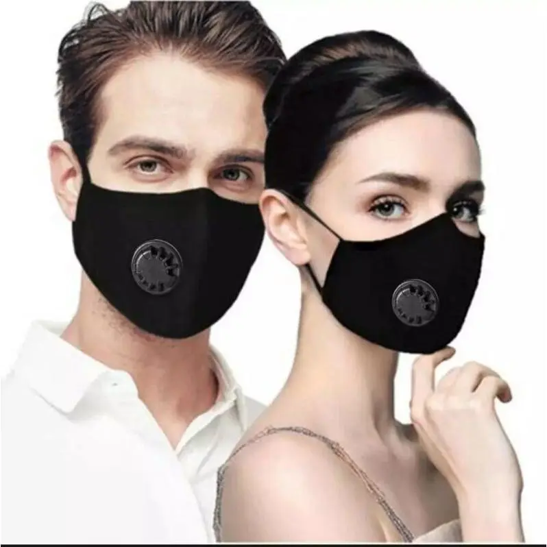 Khẩu trang vải cao cấp có van thở 1 chiều chuyên dụng, tái sử dụng nhiều lần, nhiều màu