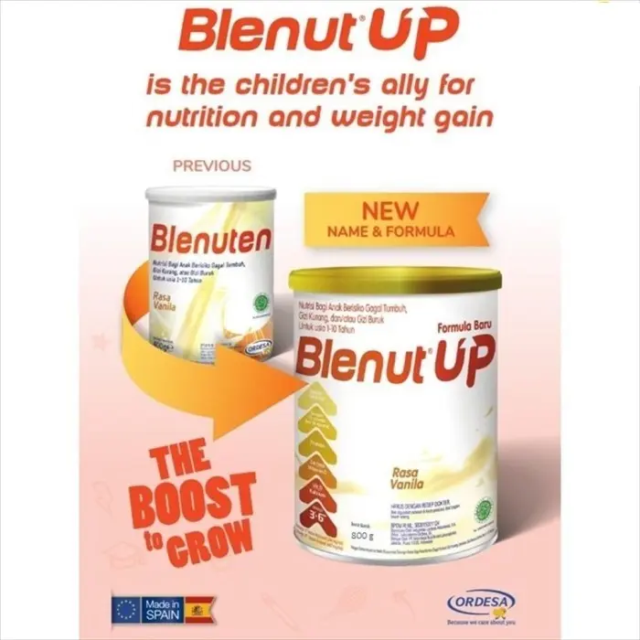 Blenut Up Vanila 800 gram