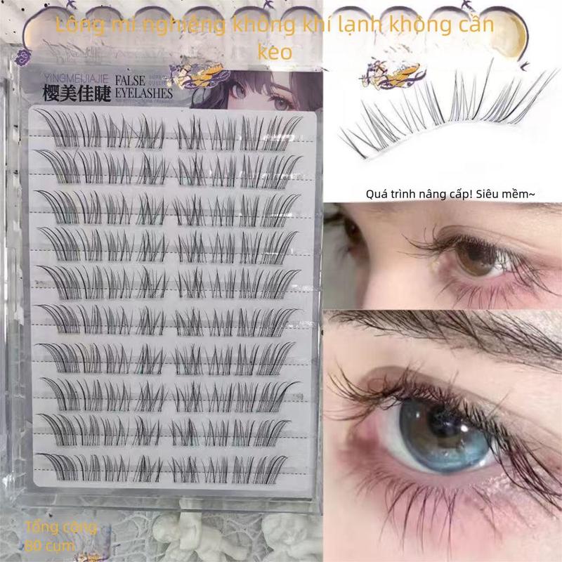 Lông Mi Giả Mịn Và Mềm Siêu Mịn Và Thanh Lịch Thiết Kế Cáo Nhỏ Bay Nghiêng Mô Phỏng Cáo Tự Nhiên Phong Cách Mới Ngầu Và Lạnh Lùng