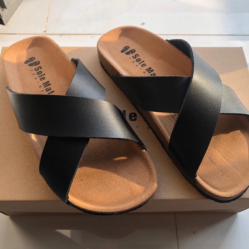 (Size 36-45) Dép Đế Trấu Quai Chéo Chữ X Nam Nữ Unisex Basic Đế Bằng, Dép Thời Trang, Công Sở, Đi Học, Đi Làm, Đi Biển, Du Lịch SoleMate