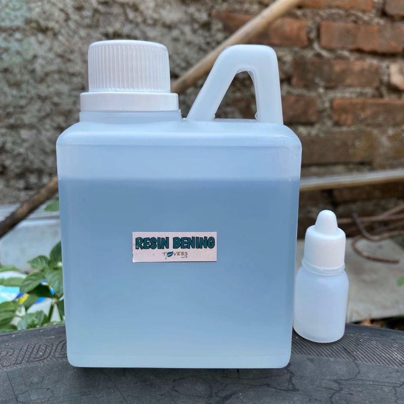 Resin Bening Polyester 250gram + Katalis 9gram untuk Kerajinan Tangan 3