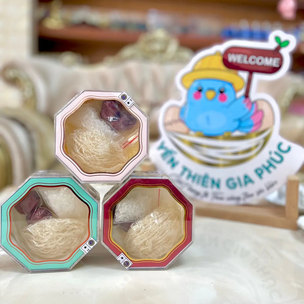 Yến 1 Tổ [Thiên Gia Phúc] 7g - Tặng kèm đường phèn, táo đỏ