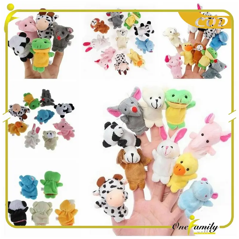 [COD] OFM M8 Boneka Jari Mainan Anak Bayi Mainan Edukasi Boneeka Tangan Karakter Beraneka warna 8