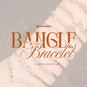 Ur.sparks • Bangle Crystal Set (Gelang Bangle) • & TEMBAGA PREMIUM LAPIS EMAS