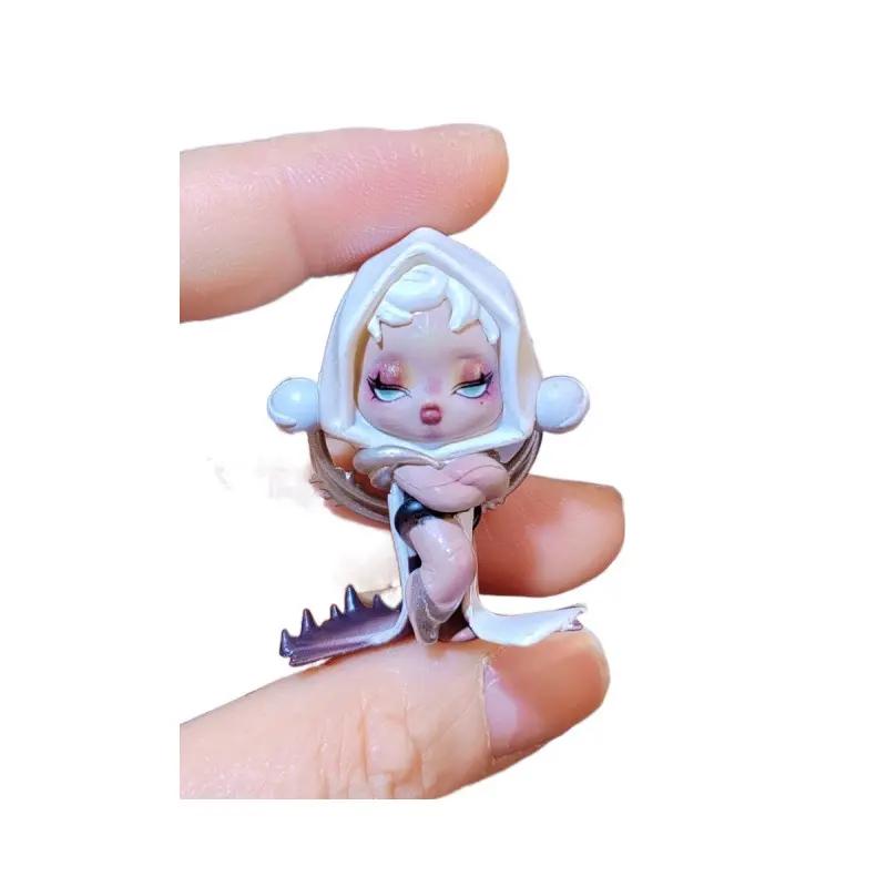 SP modified cute doll car ornament can be punched to make keychain, phone chain, cute and trendy play