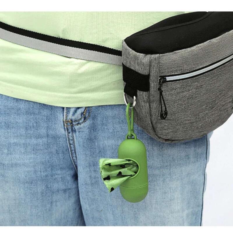 Portable Dog Poop Bags Dispenser Trash Sack Case Carrier Outdoor Garbage Storag Box for Cat Puppy Pet Waste Bag Holder Supplies 5
