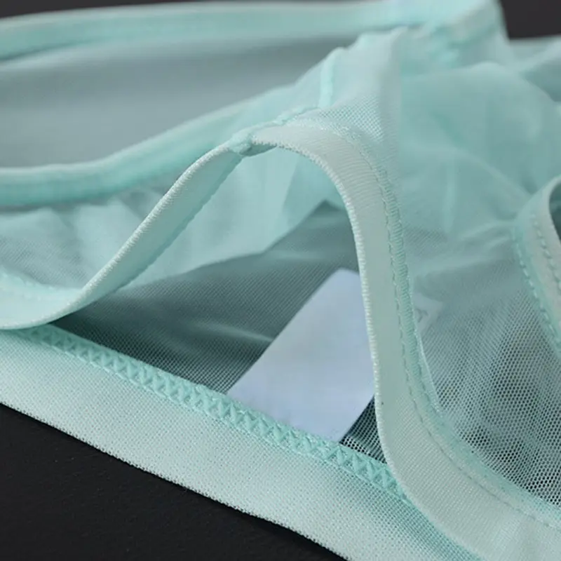 Thấp Tăng U Lồi Men Briefs, Trong Suốt Sợi Lưới Quần Lót Mặc Hàng Ngày 7