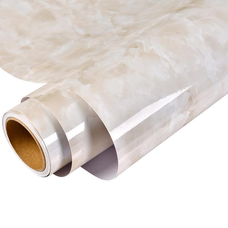 Product Introduction of Giấy Dán Tường Tự Dính, Chống Thấm Nước Và Chống Dầu, Thiết Kế Đá Cẩm Thạch, Chất Liệu Màng Vinyl, Miếng Dán Tường, Thích Hợp Cho Phòng Tắm, Phòng Ngủ Và Tủ Bếp, Miếng Dán Tươi Mới 2