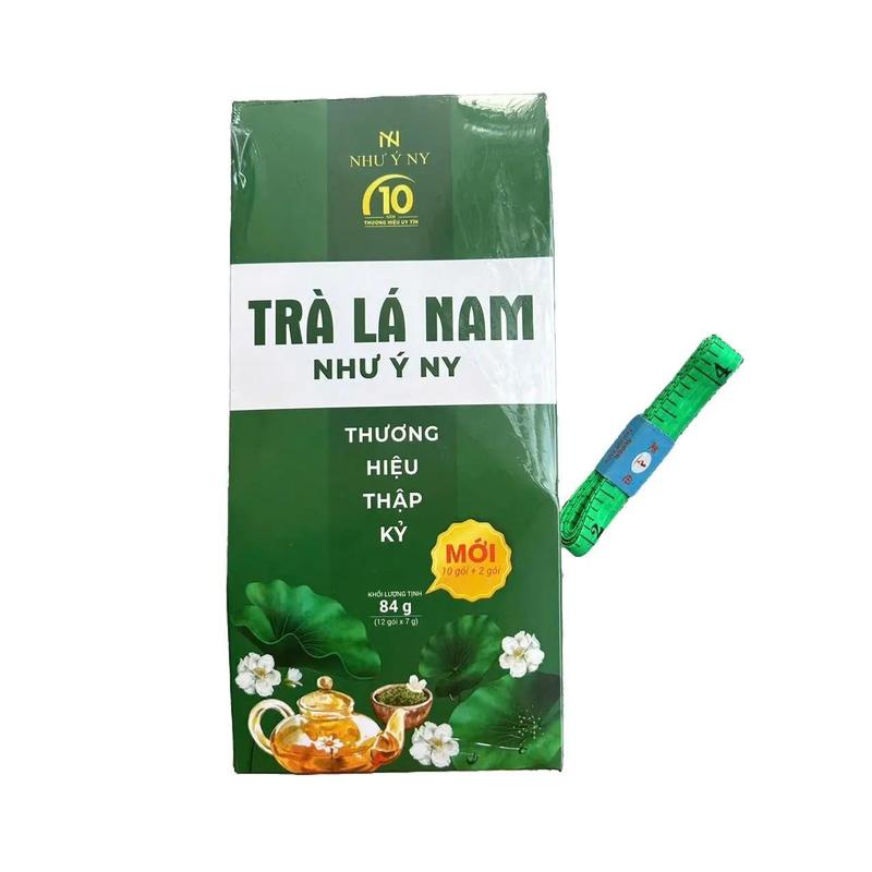 Trà Lá Nam Như Ý Ny - 01 hộp - Mỗi Hộp Gồm 12 Túi Lọc - Tặng kèm thước dây