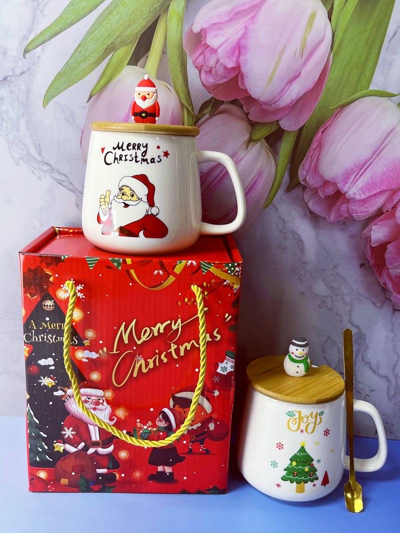 Product Introduction of Cốc Gốm, Thiết Kế Ông Già Noel Giáng Sinh, Hộp Quà Người Tuyết, Cốc Cây Thông Noel, Thích Hợp Làm Quà Tặng Cho Bạn Bè Và Bạn Gái 9