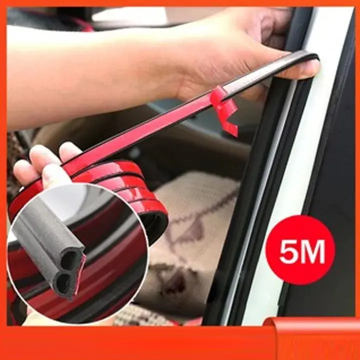 KARET PEREDAM SUARA PINTU MOBIL / List Karet Pelindung Peredam Suara Pintu Kap Mesin Mobil 3