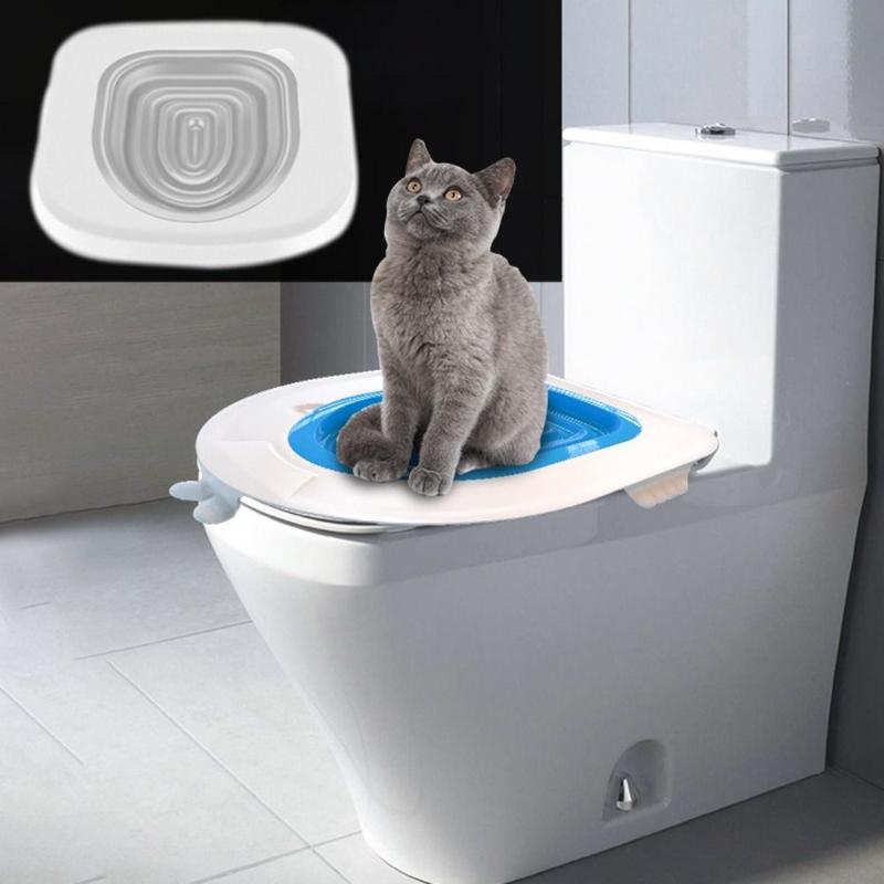 Product Introduction of Fashion Durable Reusable Removable Open Type Universal Pet Accessories Toilet Training Seat Cat Litter Box Mat Cat Toilet Trainer 7