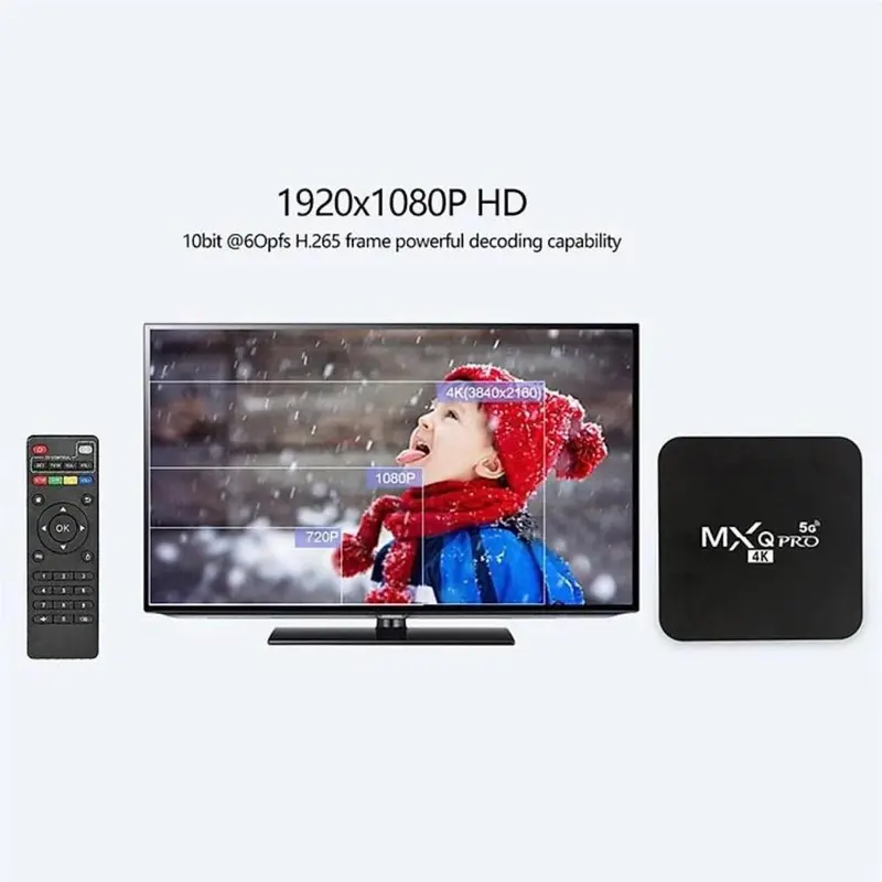 Androi TV Box MXQ 4K Pro /TX3 Mini 2G+16G Chipset xịn Tích hợp FPT Play - Biến TV thường thành Smart TV Màn Hình 1