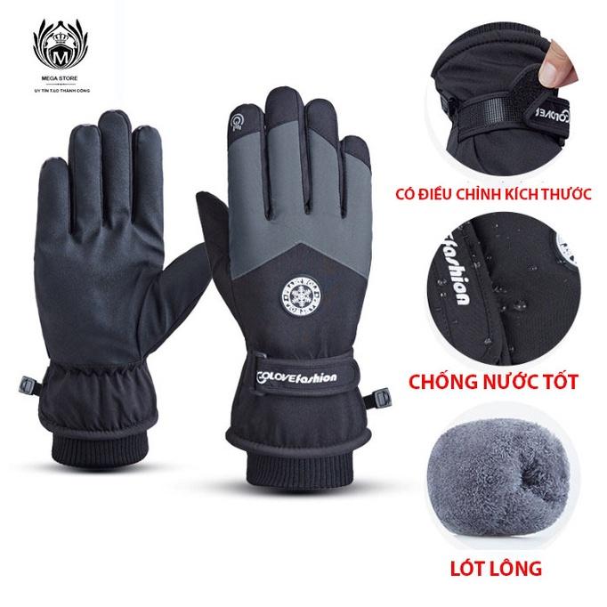  Gang xịn Cảm biến L1 Găng Tay Mùa Đông Đi Mưa Chống Nước- Cảm Ứng Điện Thoại Giữ Ấm Chống Gió Sương Lạnh Găng Tay Đi Mưa Chống Trơn Bao Tay Chống Trơn Trượt 