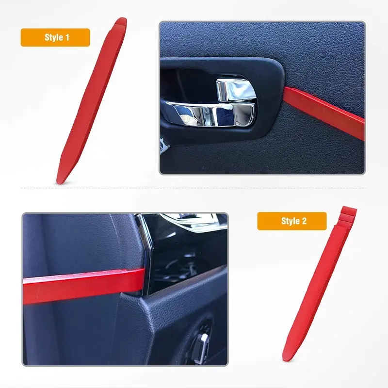 Car Trim Removal Tool Kit, 5 Counts/set No-scratch Removal Tool Kit for Car Panel & Audio Dashboard Dismantle, Professional Car Body Repair Tool 5