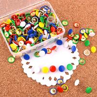 Gambar Paku payung Kenko Thumb Tacks Color 100CPP Paku payung Warna Warni Isi 100 Pcs - Warna Warni dari sovella.id. Kota Cimahi 3 Tokopedia