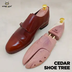 Hyperflexx Cedar Wood Shoe Tree Shoes Saddle Shapper Sepatu Pantofel Boots Sneakers