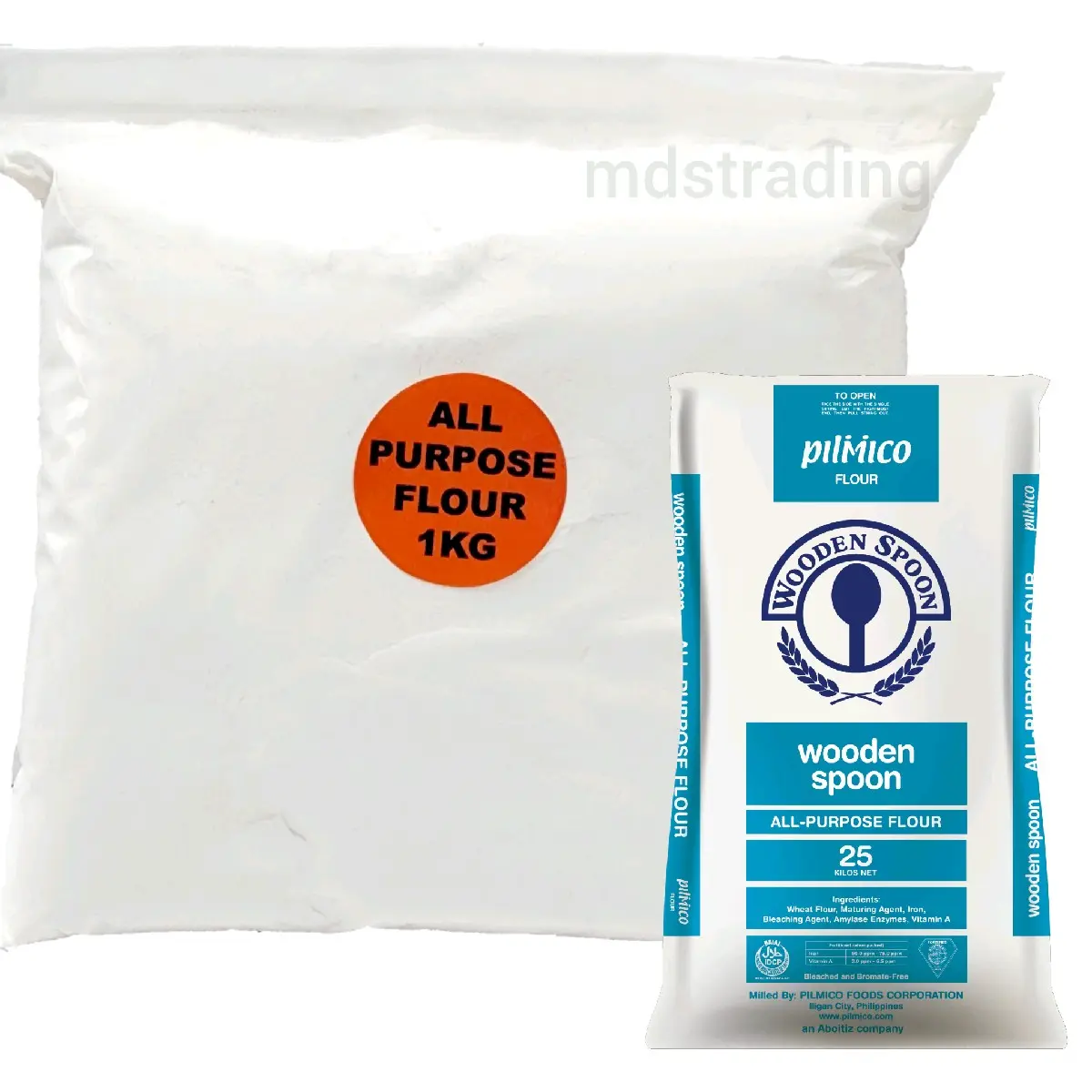 ALL PURPOSE FLOUR PILMICO WOODEN SPOON 1KG