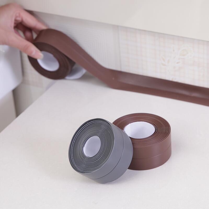 Anti-moisture Kitchen Bathroom Sink Sticker Waterproof PVC Ceramic Stickers Self-adhesive Wall Corner Line Sink Accessories 2