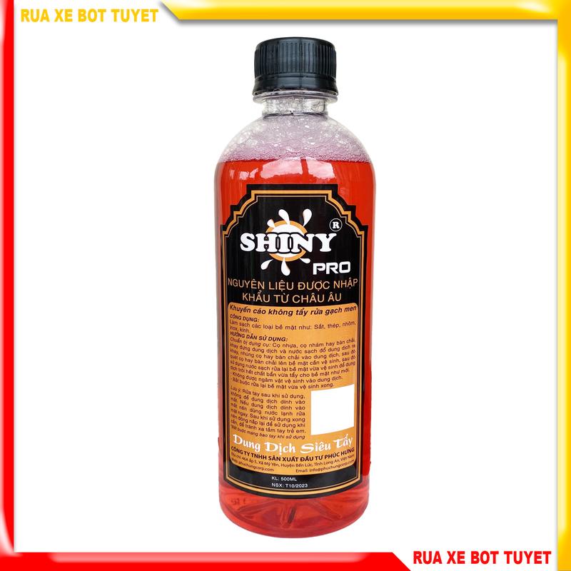 Nước tẩy rửa lốc máy shiny 500ml làm sạch ố vàng