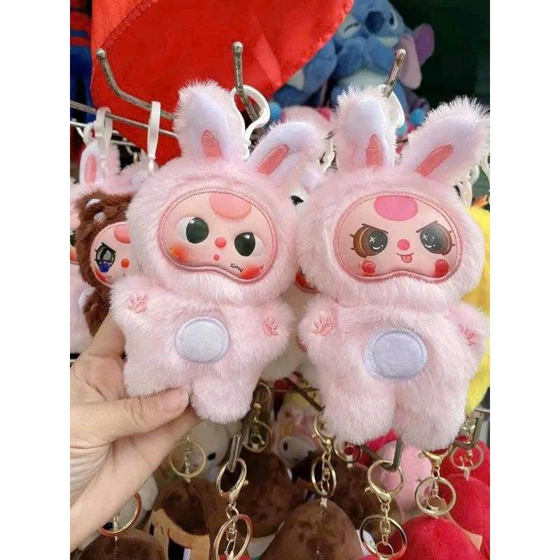  Móc Khoá Gấu Bông Baby Three Mặt in 3D Siêu Sắc Né tQuà Tặng Dễ Thương 