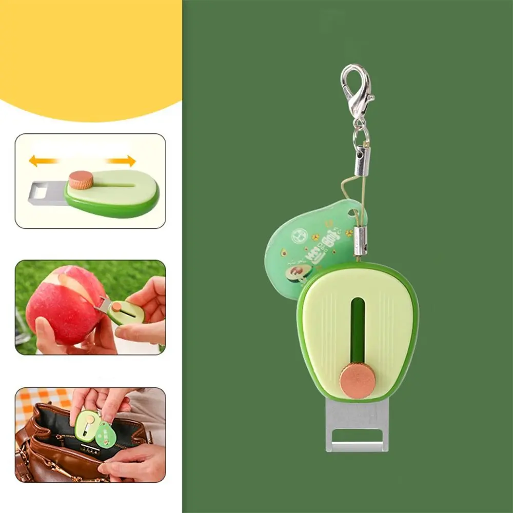 New Peeling Tool Retractable Mini Peeler Multifunctional Durable Foldable Peeler Paring Portable Manual Peeler for Camping Picnics Outdoor Activities
