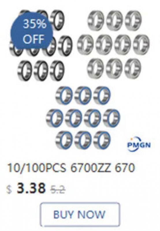 Product Introduction of 5 pcs/lot Deep Groove Ball Bearing Mr117zz Mr137zz Mr106zz Mr126zz Mr84zz Mr85zz Mr95zz Mr95zz Mr63zz Miniature Mini Bearings 7*11*3mm 4