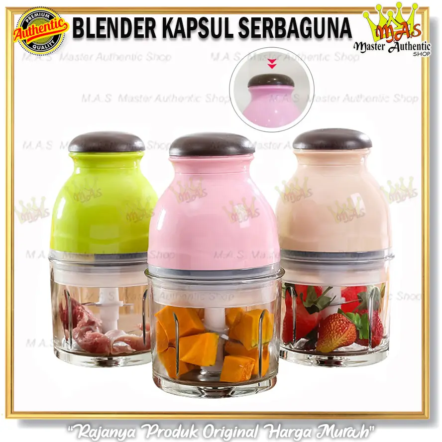Blender Capsule Cutter Quatre Blender Bentuk Kapsul Serbaguna