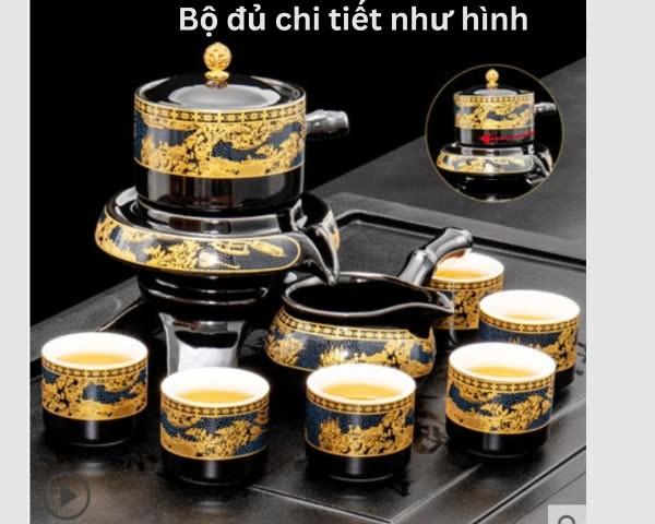 Product Introduction of Bộ Ấm Chén Cối Xay Gốm Sứ Tử Sa Cao Cấp (Bao Gồm Bộ 11 Chi Tiết) trà  táo đỏ bộ  ấm 8