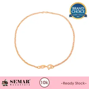 Gelang Emas Mini Lorenia Super Ringan Gold 10K Semar Nusantara