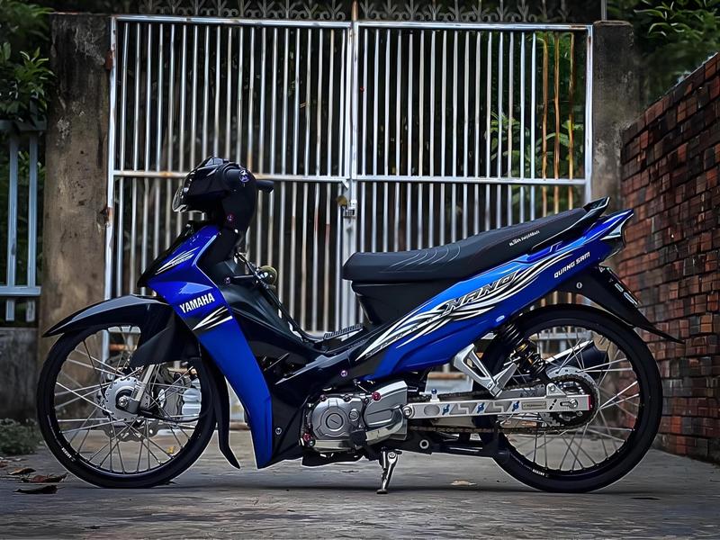 Dàn áo xe Sirius 50/110cc Xanh Đen Nhựa ABS cao cấp Tặng Tem PVC 3 lớp. - ( Note: Ae cần mẫu theo yêu cầu vui lòng nhắn tin cho shop )