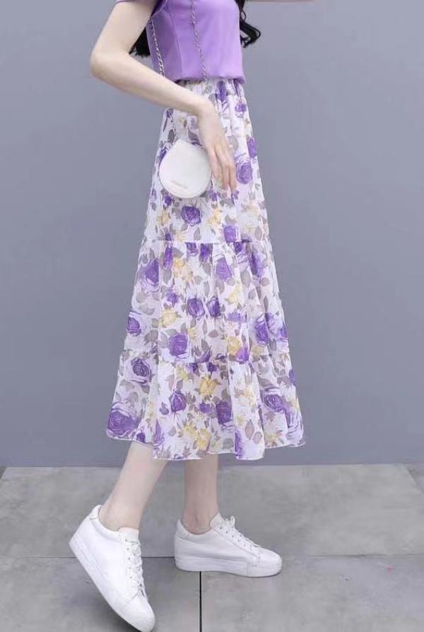 Product Introduction of Váy Hoa, Cao Cấp, Chất Liệu Voan, Che Bụng, Bộ Váy Phù Hợp, Phong Cách Thanh Lịch Quốc Tế, Thích Hợp Cho Mùa Hè, Hàng Mới Về 2023, Phong Cách Xã Hội Nữ Women 14