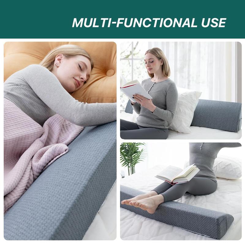 Wedge Pillow, 1 Count Split Gap Filler for Bed, Mattress Connector Replaces A Mattress Gap Filler, Birthday Gift Ideas, Gifts for Dad, Bedroom Accessories 7