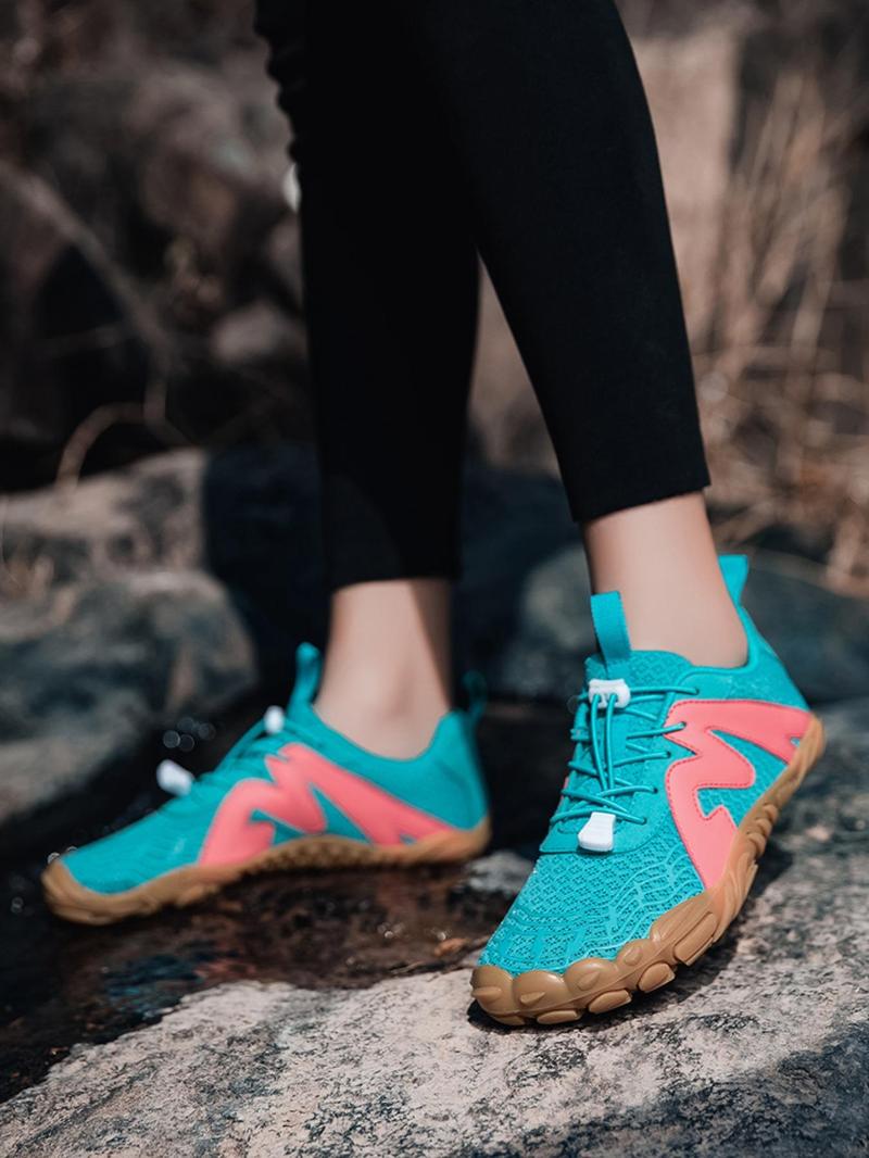 Product Introduction of Women's Sporty Lace Up Water Shoes, Lightweight Breathable Comfortable Shoes, Outdoor Sports Shoes for Beach, Swimming, Camping, Hiking, Closed 9